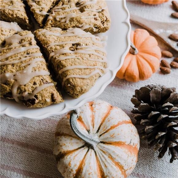 Village Candle Spiced Pumpkin Large Apothecary Jar, Scented Candle, 21.25 oz. - Picture 4 of 5